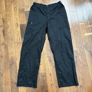 Wink Unisex Black Cargo/ Scrub style Pants